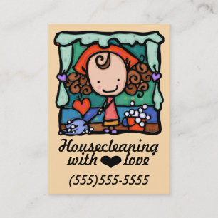 Housecleaning Office Cleaning promo card