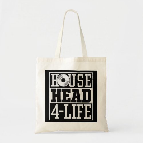 Househead  House Music EDM DJ Rave Festival Pullov Tote Bag