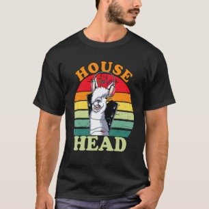 Househead  House Music Edm House Head Llama Dj Alp T-Shirt