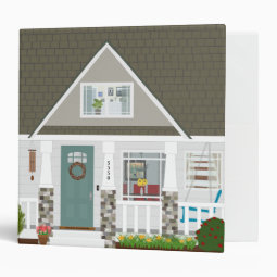 Household Binder Craftsman Home | Zazzle