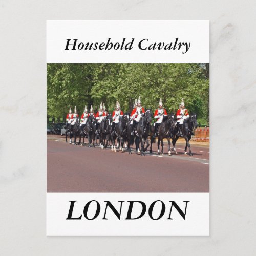 Household Cavalry Postcard