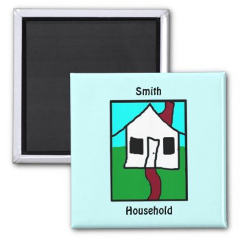 Household Family Magnet by Lynnes_creations at Zazzle