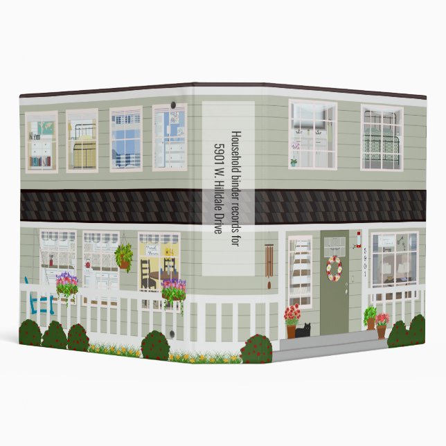 Household Records Farmhouse 3 Ring Binder (Background)