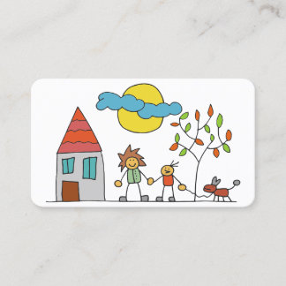 Household sitting business card
