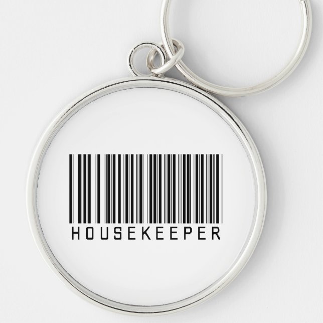 Housekeeper Bar Code Keychain (Front)