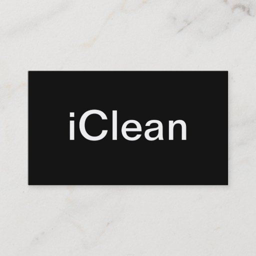 Customizable Housekeeper Business Card