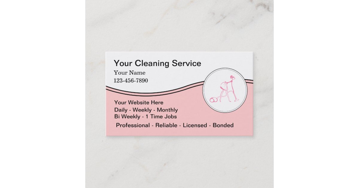 Housekeeper Business Cards Zazzle