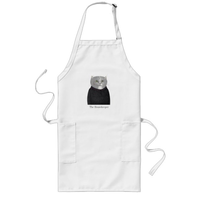 HOUSEKEEPER CAT Long Apron (Front)