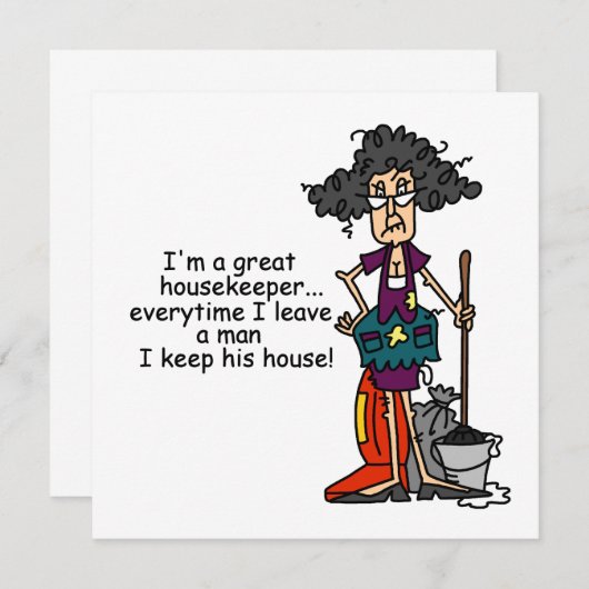 Housekeeper Humor (Front/Back)