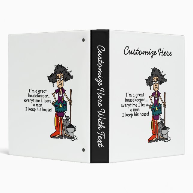 Housekeeper Humor Binder (Background)