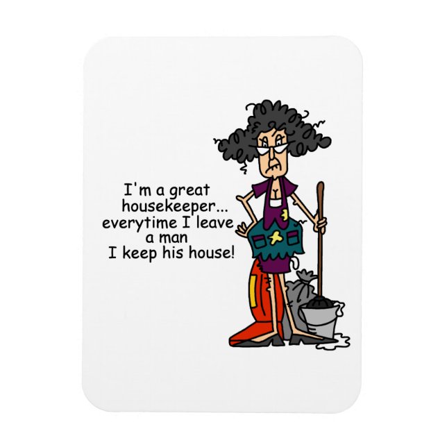 Housekeeper Humor Magnet (Vertical)