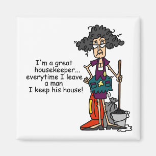 Housekeeper Humor Magnet