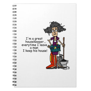 Housekeeper Humor Notebook
