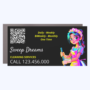 Housekeeper QR Business Car Magnet
