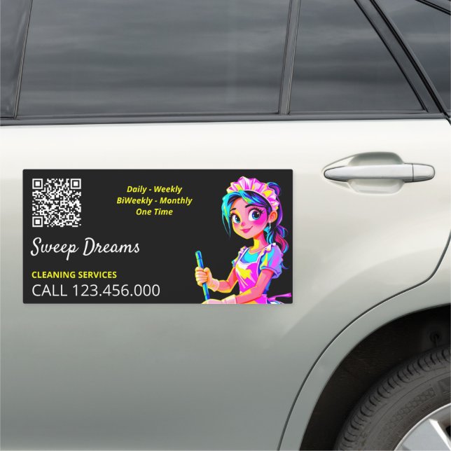Housekeeper QR  Car Magnet (In Situ)