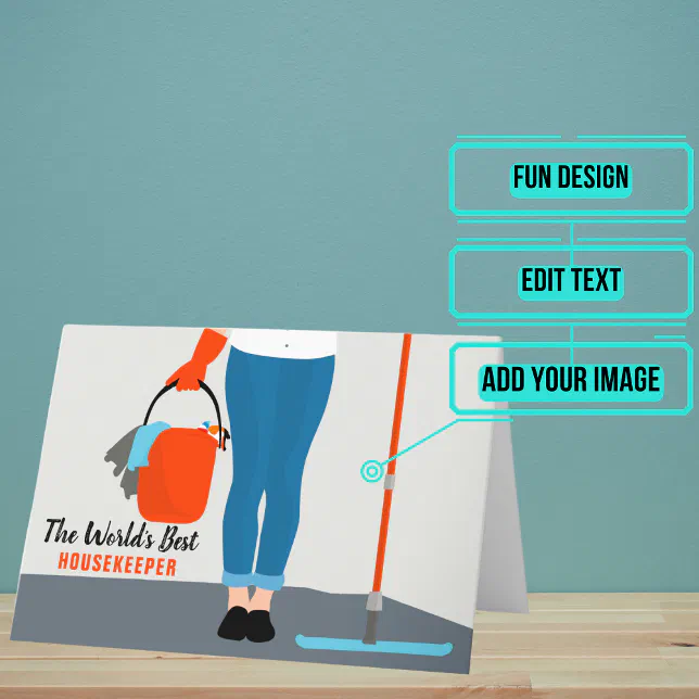 Housekeeper Thank You Card Zazzle