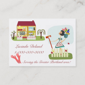 Housekeeping Business Business Card