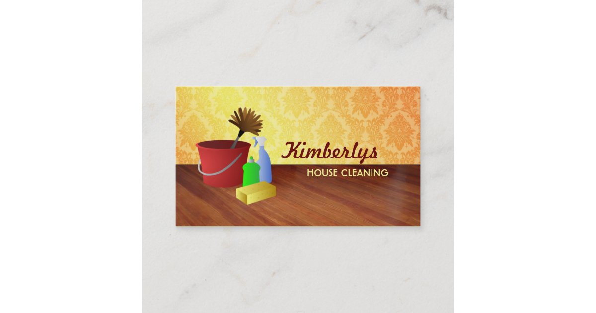 Housekeeping business cards Zazzle