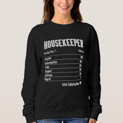 Housekeeping Cleaning Housewife Housekeeping Week  Sweatshirt