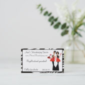 Housekeeping Diva Business Cards (Standing Front)