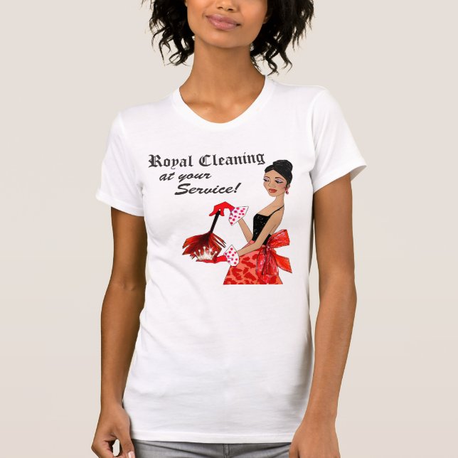 Housekeeping DIVA T-Shirts/African American Diva T-Shirt (Front)