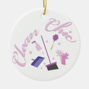 Housekeeping Equipment Ceramic Ornament