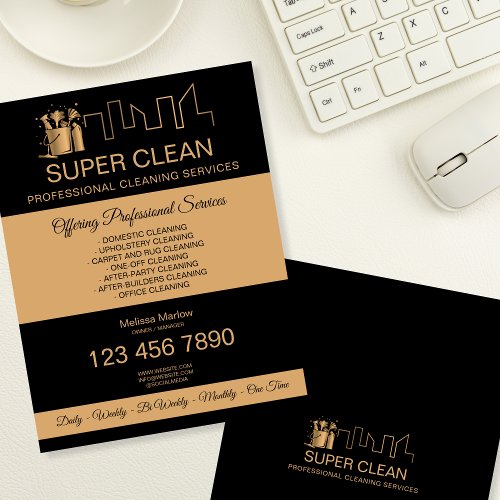 Housekeeping House Cleaning Maid Janitor Flyer