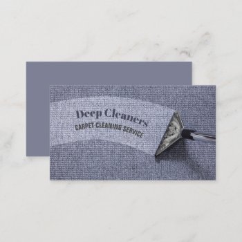 Housekeeping Housekeeper Floor Carpet Cleaning Business Card by businesscardsdepot at Zazzle