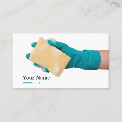 Housekeeping Janitorial Workers Maids Cleaners Bus Business Card