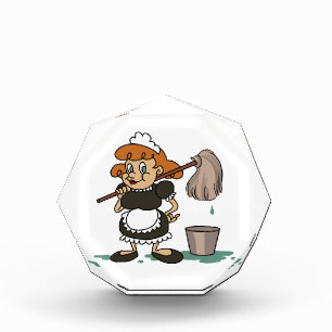 Housekeeping Maid Acrylic Award