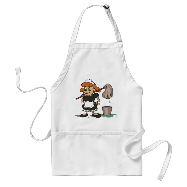 Housekeeping Maid Adult Apron (Front)