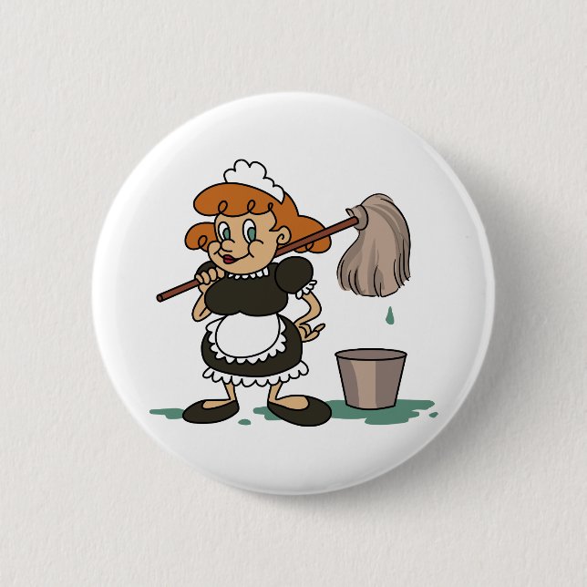 Housekeeping Maid Button (Front)
