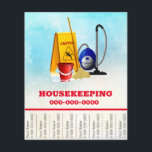 Housekeeping Pull-Tab Business Marketing Materials Flyer<br><div class="desc">Housekeeping Pull-Tab Promotional and 
Marketing event Template.  Great way
To bring more customers to your business.
Customizable and cheep effective way 
to promote products</div>