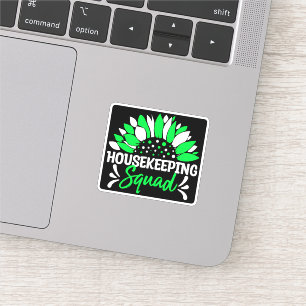 Housekeeping Squad Funny Housekeeper Matching Sticker