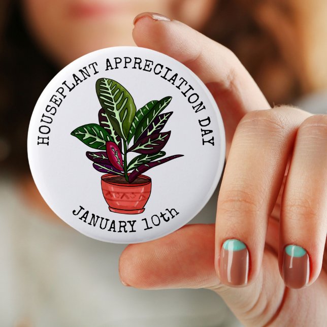 Houseplant Appreciation Day - January 10th Button (Creator Uploaded)