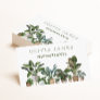Houseplant nursery botanical plant business card