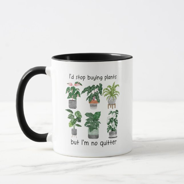 Houseplants Mug for Plant Mom or Plant Dad (Left)