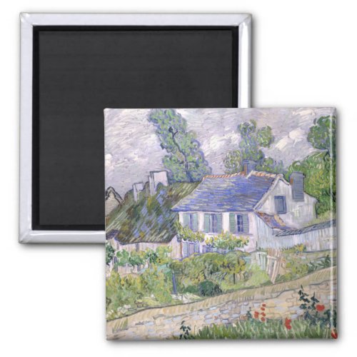 Houses at Auvers Vincent  van Gogh   Magnet