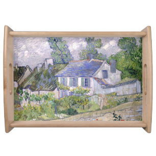 Houses at Auvers Vincent  van Gogh    Serving Tray