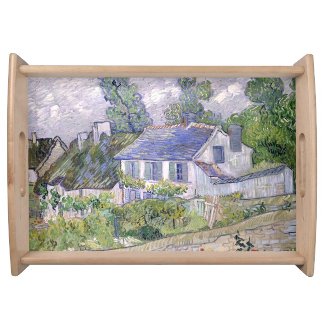 Houses at Auvers Vincent  van Gogh    Serving Tray (Front)