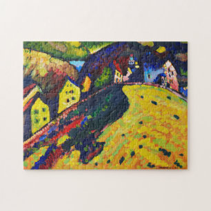 Houses at Murnau, Wassily Kandinsky Jigsaw Puzzle