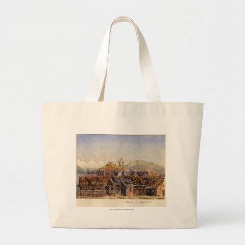 Houses in Acapulco Large Tote Bag