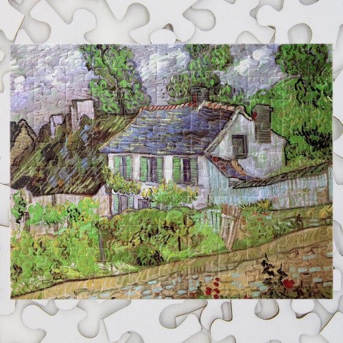 Houses in Auvers by Vincent van Gogh Jigsaw Puzzle