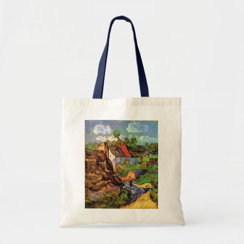 Houses in Auvers by Vincent van Gogh Tote Bag