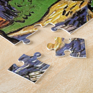 Houses in Auvers, Vincent van Gogh. Village Jigsaw Puzzle