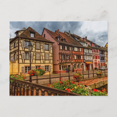 Houses in Colmar Alsace France Postcard