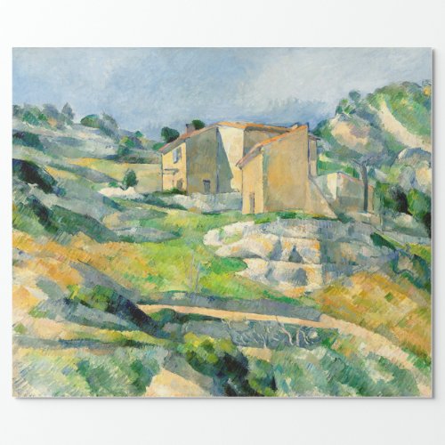 HOUSES IN PROVENCE 1883 CEZANNE DECOUPAGE WRAPPING PAPER