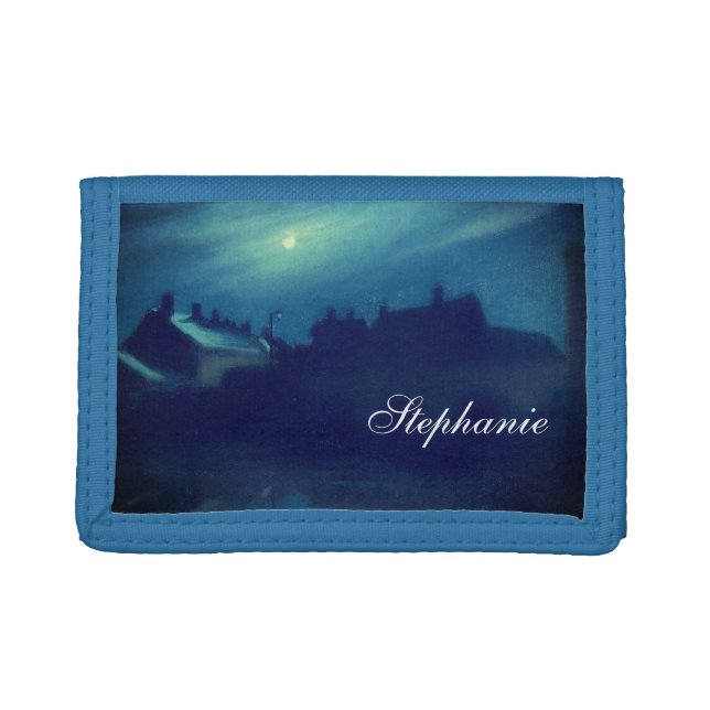 Houses in the Moonlight by Andreas: Trifold Wallet (Front)