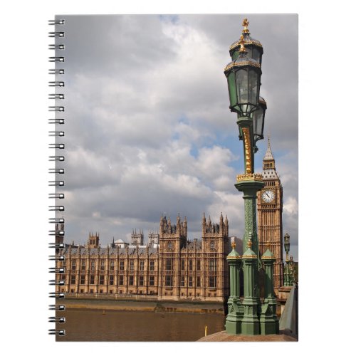 Houses of parliament and Big Ben notebook