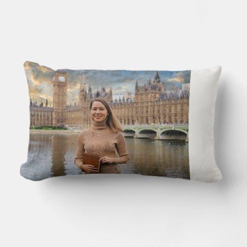 Houses of Parliament Collection Lumbar Pillow